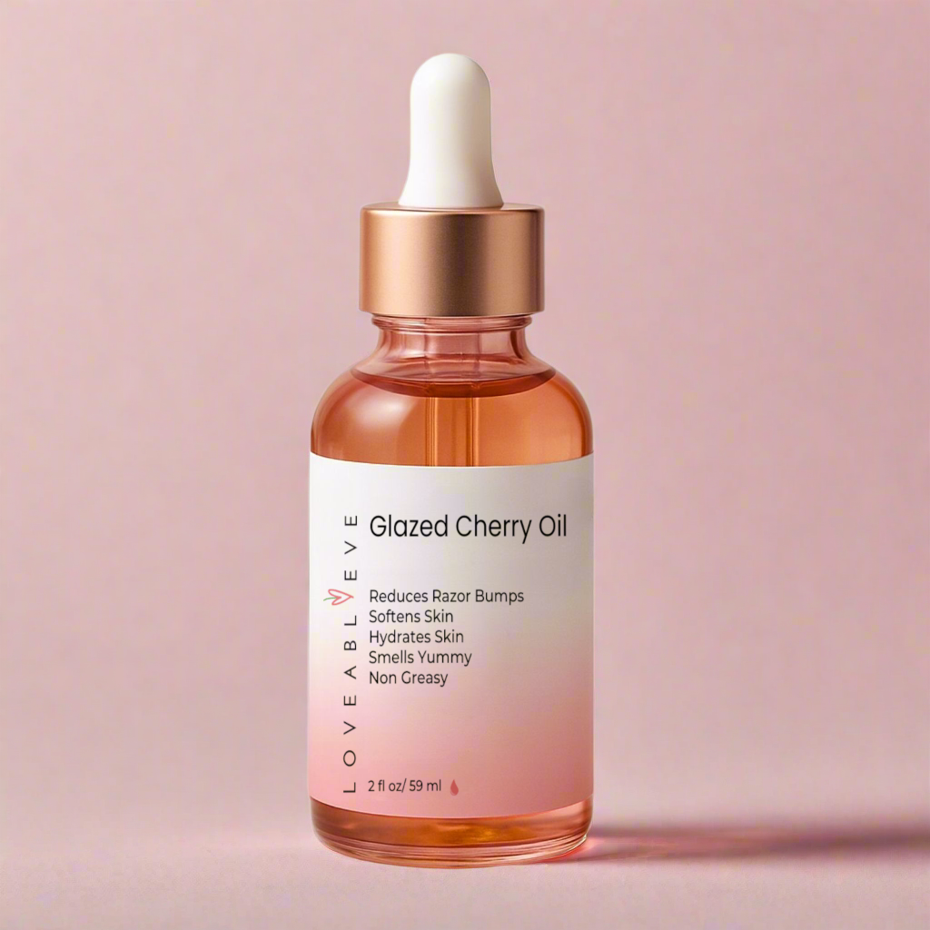 Glazed Cherry Oil for razor bumps loveable eve
